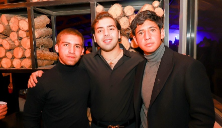  Daniel Carreras, Juan Pablo Payán y Marcelo Silva.