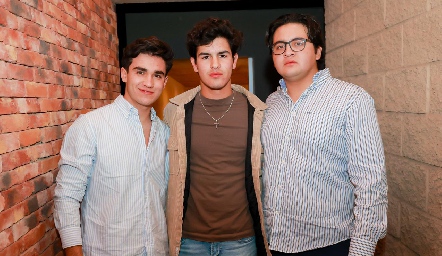  Iñaki Abaroa, Diego Gómez y Juan Pablo Pruneda.