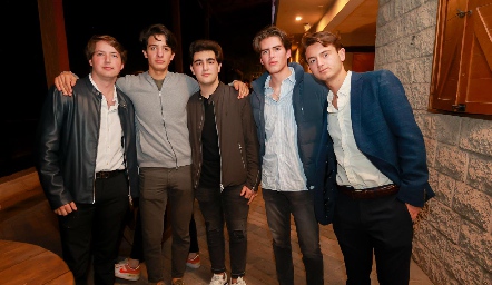  Manuel Toledo, Nutria Castro, Alejandro Cambeses, Rafael y Patricio Sarquis.