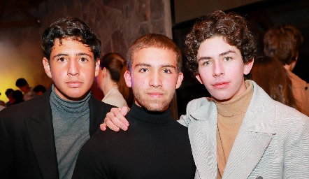  Marcelo Silva, Daniel Carreras y Diego Payán.