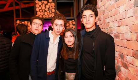  Juan José Leos, Mateo Conde, María Navarro y Emiliano Delsol.