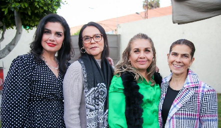  Ana Romero, Érica Shi, Martha Sánchez y Rosy Álvarez.