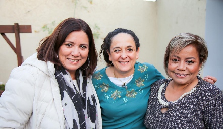  Jacqueline Villaseñor, Lety Lobo y Paola Samilpa.