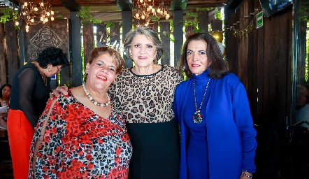  Marichuy, Guadalupe y Virginia Gutiérrez.