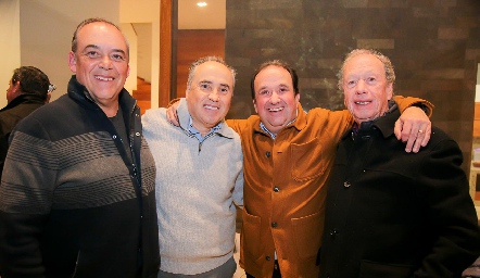  Johan Werge, Alejandro Navarro, Héctor Hinojosa y Manuel Muñiz.