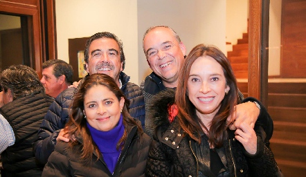  Gerardo Galván, Rocío Ortuño, Juan Eduardo Werge y Betilú Sánchez. 