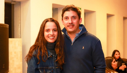  María Gameros y Federico Garza.