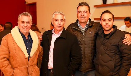  Raúl Serrano, Gerardo Serrano, Javier Gómez y Eduardo Serrano.