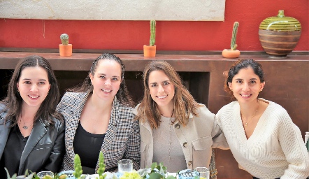 Renata Castillo, Andrea Díaz Infante, Paulina Aguirre y Ale Torres.