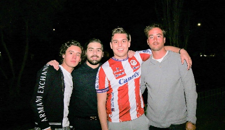  Juan Pablo Ruiz, Juan Pablo Payán, Moy Payán y Joaquín Alfonso.
