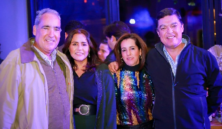  Ricardo Raymond, Laura Acosta, Alejandra Ávila y José Antonio Gutiérrez.