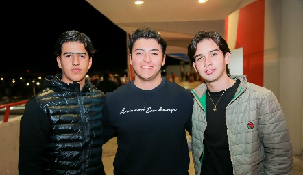  Juan Pablo, Fernando y Diego.