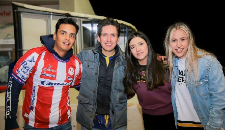  Juan San Román, Julio Rosillo, Marisol Rueda y Anabel Azuara.