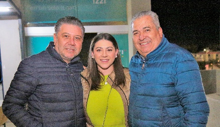  Tomas Díaz de León, Ana Paula Díaz y Pepe Vega.