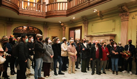  El publico atento.