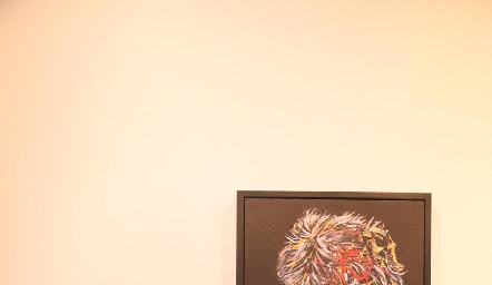  Graciela Palau y su autorretrato.