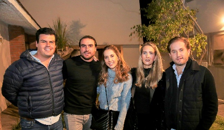  Mauricio Labastida, Manuel Saiz, Mónica Torres, Lucía Martín Alba y Pablo Torres.