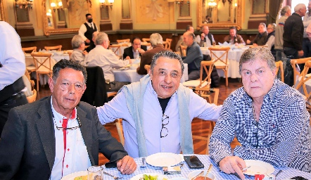  José Luis Meade, Alberto Díaz de León y Juan Carlos Valladares.