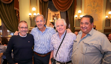  Daniel Muriel, Francisco de la Rosa, Gonzalo Benavente y Carlos Eduardo Izar.