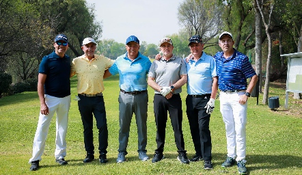  Iván Anguiano, Javier Alcalde, Juan Manuel Córdova, Tomás Alcalde, Galo Galván y Gerardo Valle.