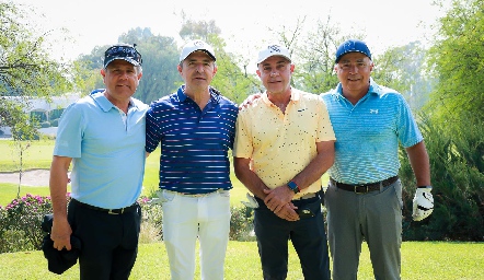  Galo Galván, Gerardo Valle, Javier Alcalde y Juan Manuel Córdova.