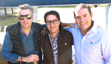  Manolo Ruiz, Félix Córdova y Jorge Acebo.