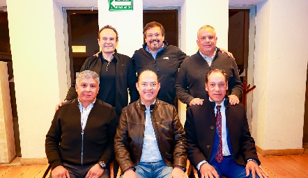  Beto Fontes, Luis Pacheco, Asdrubal Irurzo, Alfredo Ayala, Sergio Meza y David Garrigos.