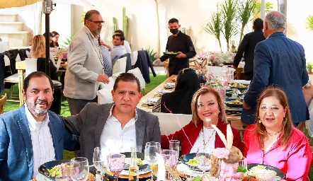  Ricardo Perafán, Jorge Carrillo, Soledad Vega y Sofía Carrillo.