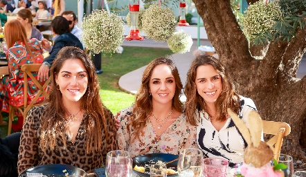  Jimena Guzmán, Priscila Guzmán y Paulina Aguirre.