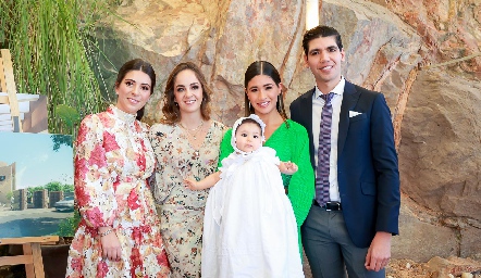  Cristy Lorca, Priscila Guzmán, Carola, Isa y Rafael Tobías.