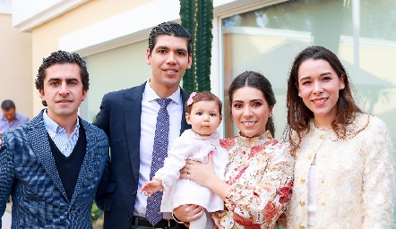  Guillermo Gómez, Rafael Robías, Carola Tobías, Cristy Lorca y Michell Cano.