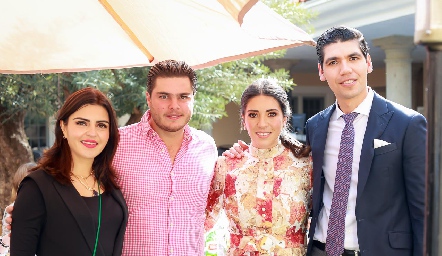  Daniela de los Santos, Santiago Rosillo, Cristy Lorca y Rafael Tobías.