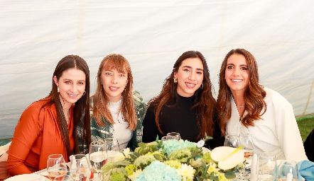  Fernanda Ruiz, Andrea Fonte, Sharon Santana y Ana Castrillón.