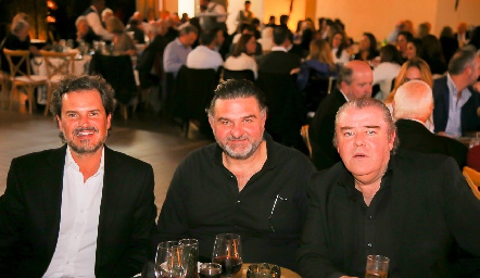  Eduardo Gómez, Juan Ignacio Saiz y Agustín Félix.