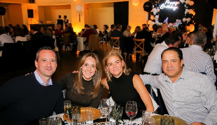  Fer Barba, Eli Rentería, Marcela Benavente y Aldo Pizzuto.