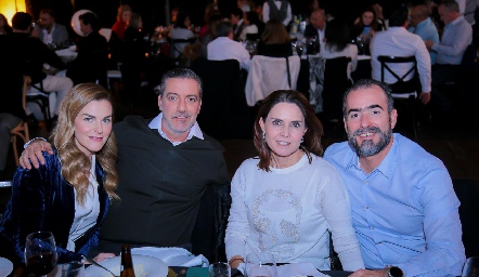  Marisol Valladares, Marcelo Galán, Fernanda Félix y Manuel González.