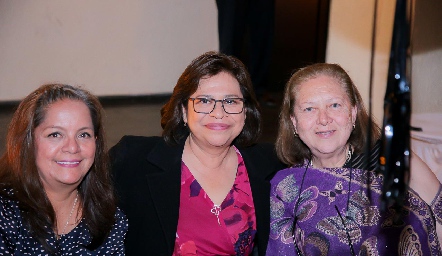  Maricruz Vallejo, María Luisa Galaviz  y Josefina Sánchez.