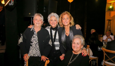  Raquel Bárcena, Belenda González, Patricia Carrillo y Marcela Borbolla.