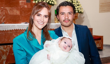  Eugenia Valle y Germán González con Nicolás.