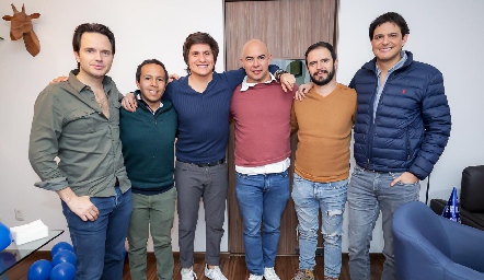  Tito Herrera, Diego Díaz de Sandi, Memo Cadena, Juane Silva, José Miguel Rosillo, Santiago Villarreal y José Cabrera 