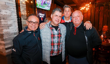  Fayo Silva, Valentín Hernández, Israel Hernández y Roberto Fernández.