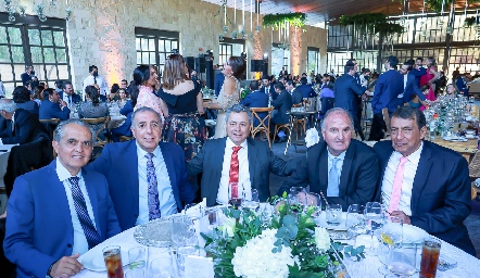  Fernando Díaz de León, Enrique Villarreal, Lisandro Bravo, Chino Ochoa y Gerardo Rodríguez.