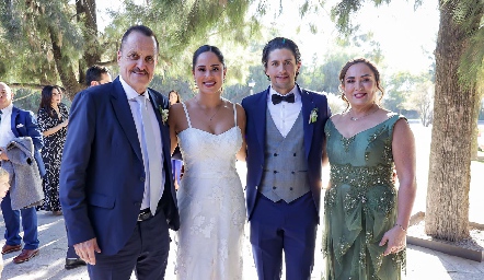  Alberto Narváez, Adriana Narváez, Roberto Fernández y Yolanda Navarro.