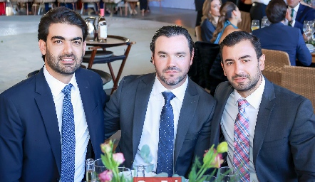  Roberto Abud, Luis Antonio Mahbub y Marco Güemes.