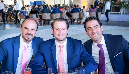  Eduardo Rangel, Eduardo Perogordo y Alejandro González.