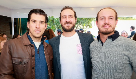  Alberto Kasis, Ro Valle y Octavio Aguillón.