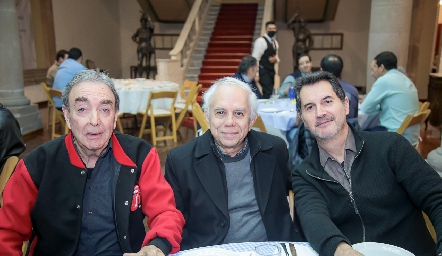  Gustavo Puente, Filiberto Estrada y Juan Carlos Ferrer.