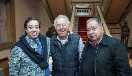  Raúl Rivera, Pedro Martínez y Guillermo Acebo.