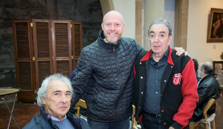  Manuel Ibáñez, Jordi Villet y Gustavo Puente.