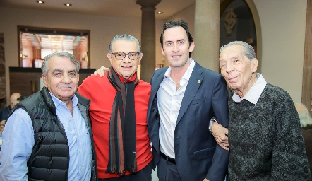  Miguel Villalobos, David Galarza, Edgardo Martínez y Pepe González.